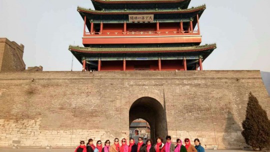 安陽小樹林快樂健身隊慶“三八”婦女節到北京等地參觀學習