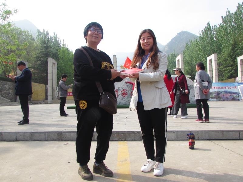 靈寶市作協走進娘娘山——開啟大旅游宣傳第一站