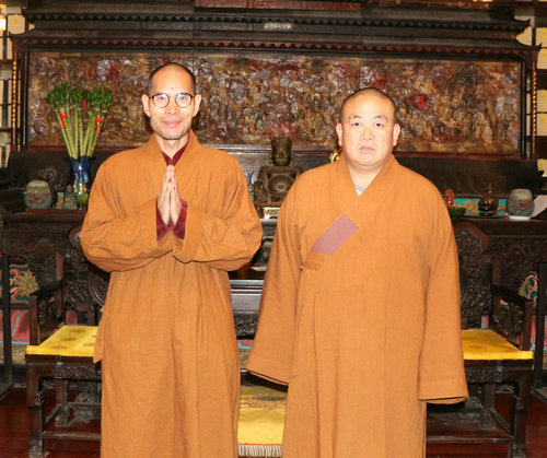 武術文化專業委員會一行走進少林寺進行文化交流