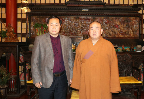 武術文化專業委員會一行走進少林寺進行文化交流