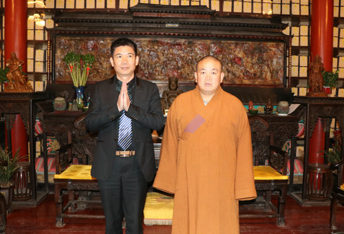 武術文化專業委員會一行走進少林寺進行文化交流