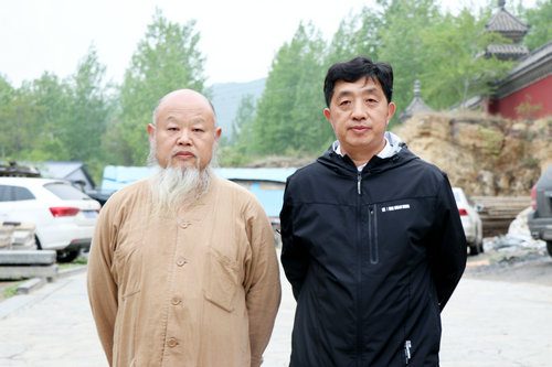 武術文化專業委員會一行走進少林寺進行文化交流