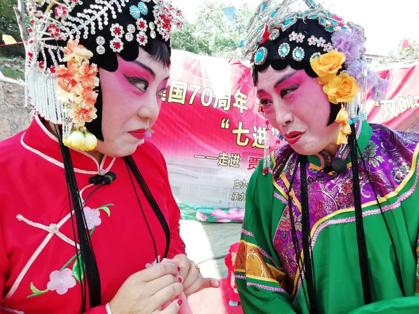 優(yōu)秀傳統(tǒng)戲曲走進(jìn)磁縣北賈璧鄉(xiāng)柳樹(shù)池村