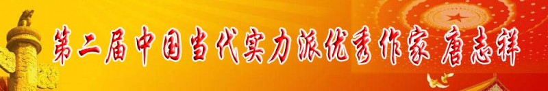 第二屆中國當代實力派優秀作家 唐志祥