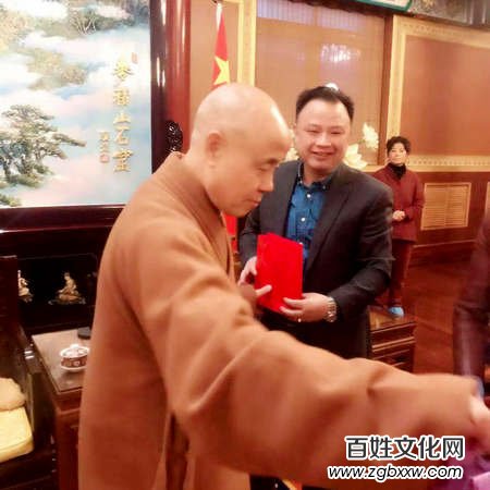 阮先鋒到廣濟(jì)寺拜訪中國(guó)佛教協(xié)會(huì)副會(huì)長(zhǎng)釋演覺(jué)