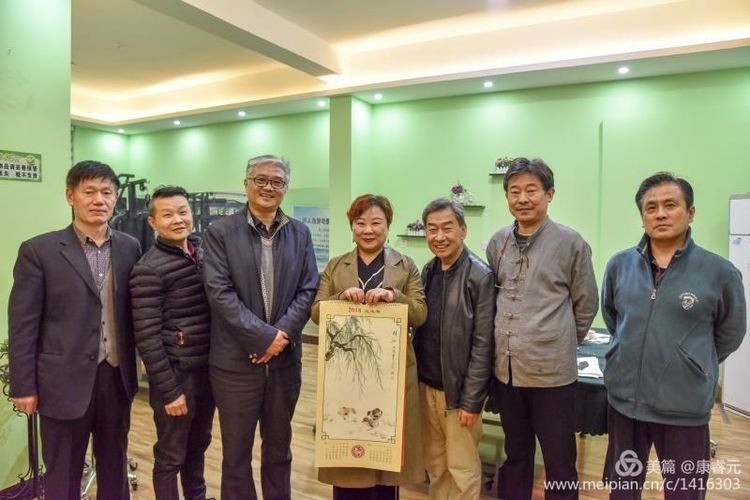 安陽市書畫藝術研究會金融分會舉行第九次書畫筆會