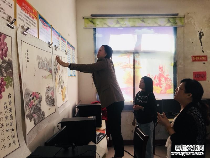 “迎國慶”殷都區文化館張振河書畫流動展順利舉辦