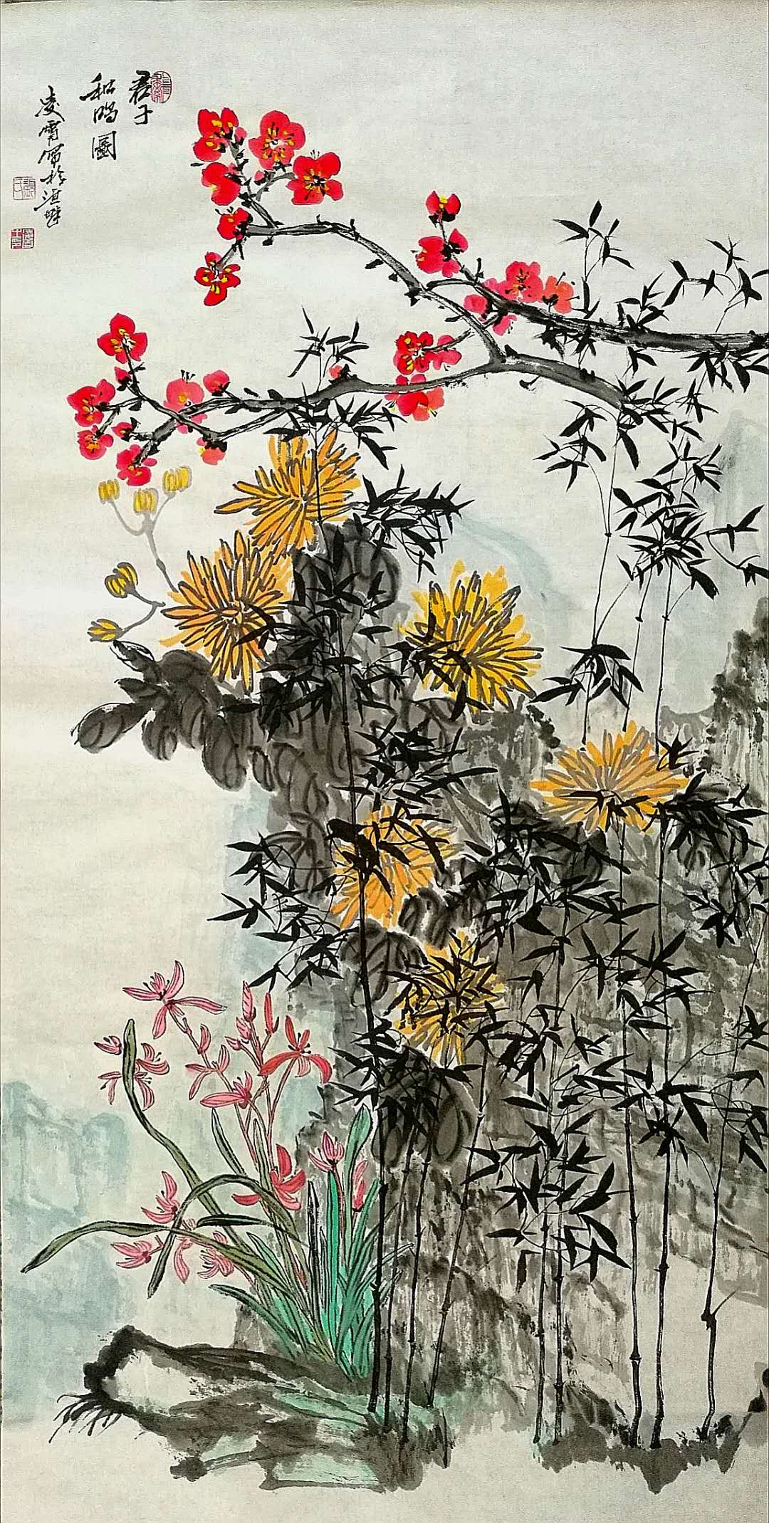 中國當代實力派書畫名家張凌霄書畫藝術欣賞