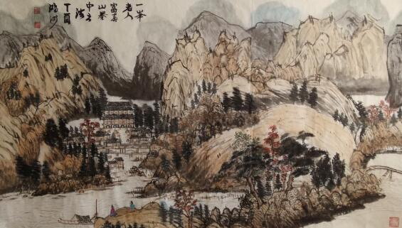 中國當代實力派書畫名家肖洪周書畫藝術欣賞
