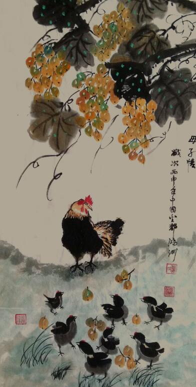 中國當代實力派書畫名家肖洪周書畫藝術欣賞