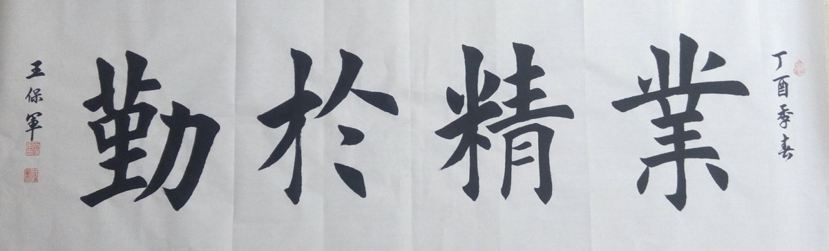中國當代實力派書畫名家王保軍書法藝術欣賞