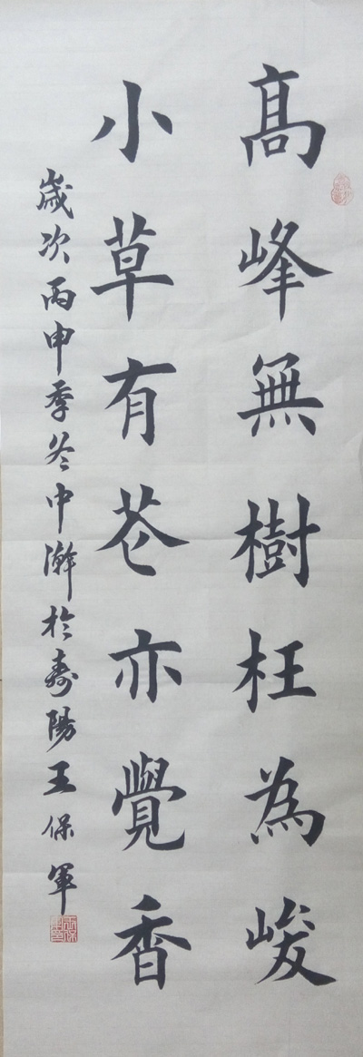 中國當代實力派書畫名家王保軍書法藝術欣賞