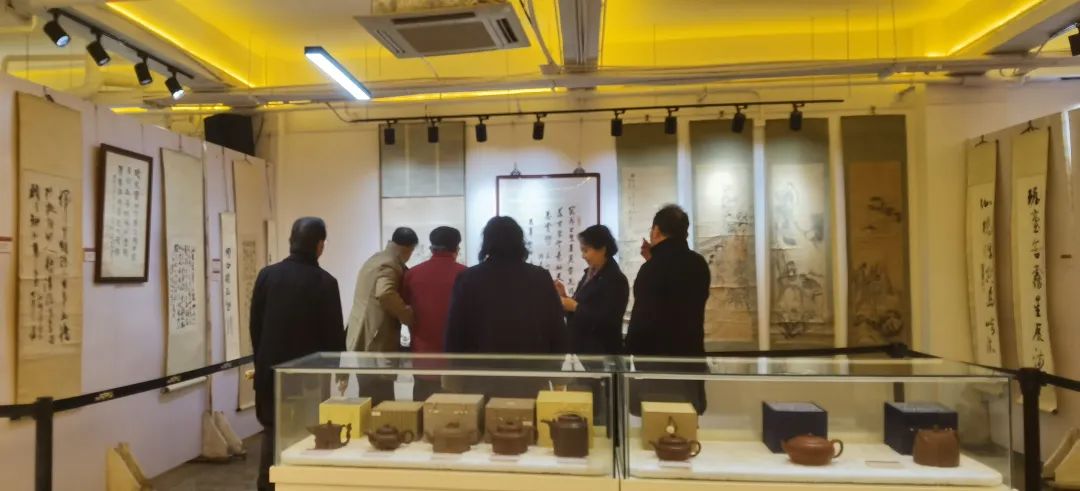 迎新年＂愿景共享＂中美聯合藝術交流展在上海中國書法院北外灘藝術館開展