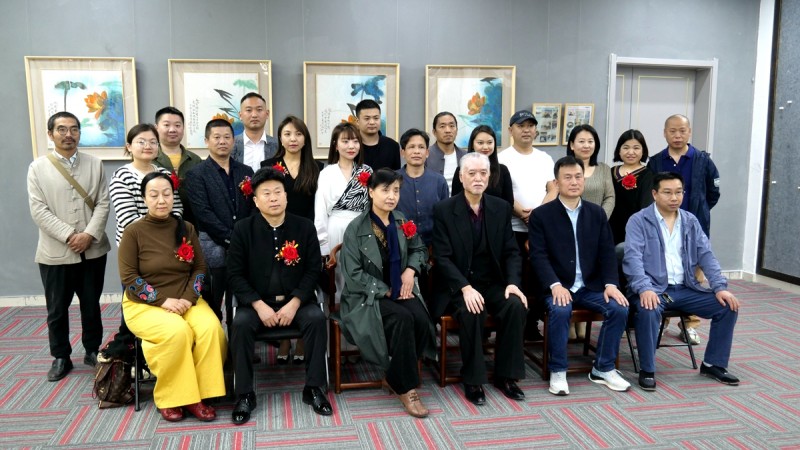 盛世和風(fēng)——2023林清泉荷花作品全國(guó)巡展(北京首展)在宋莊開展