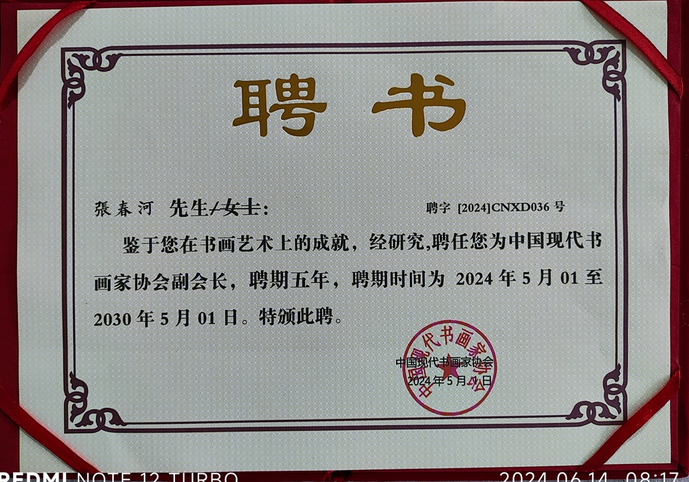 山東張春河書法藝術